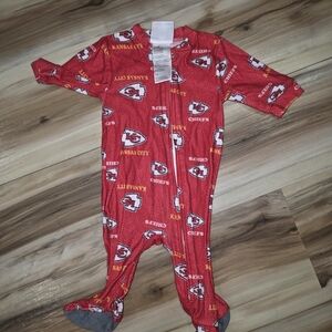 NFL Red Kansas City Chiefs Kids Footie